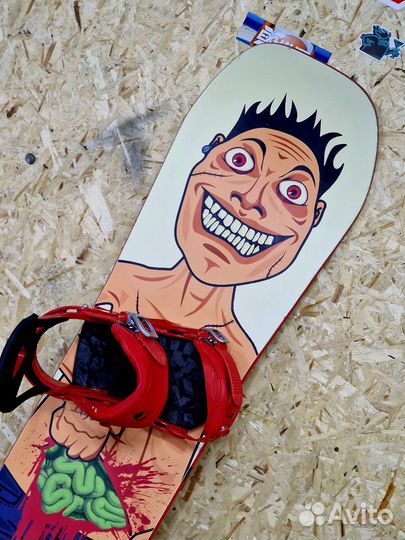 Сноуборд с креплениями 156 см