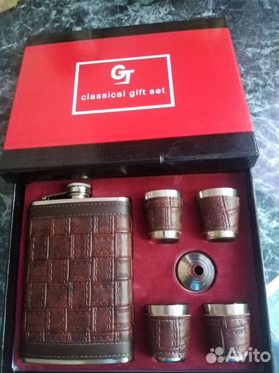 Мужской подарочный набор с фляжкой