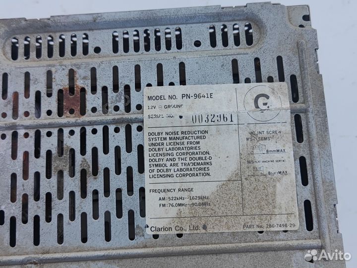 Штатный магнитофон nissan laurel sc34