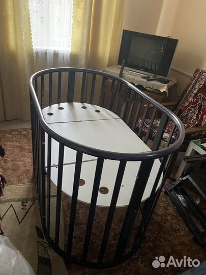 Детская кроватка круглая