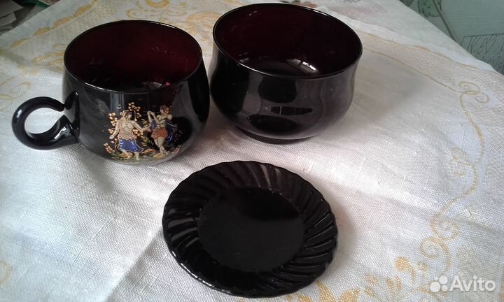 Чайные сервизы, стекло и фаянс