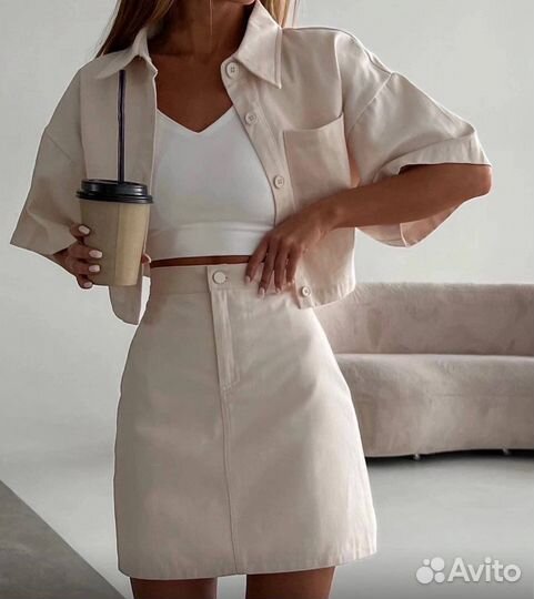 Костюм летний льняной