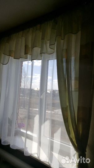 Комплект Шторы с ломбрекеном