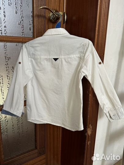 Рубашка белая 116см
