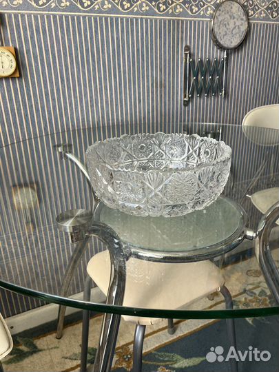 Ваза хрустальная