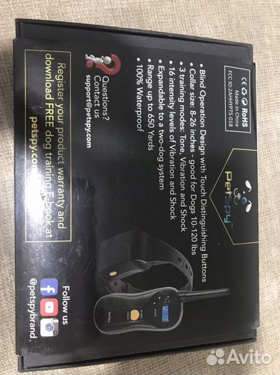 Радио-электро ошейник обучающий