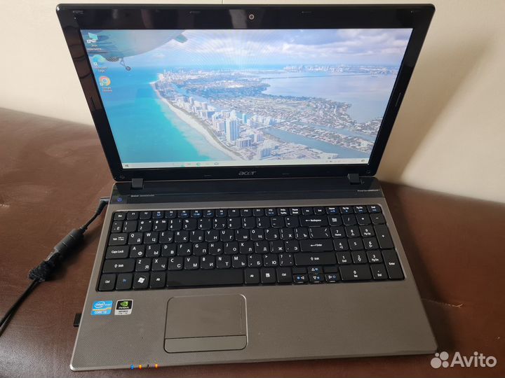 Acer, i3 2350m, 6гб, GT610M, SSD, внешне на 5