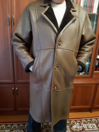 Кожаная дубленка мужская