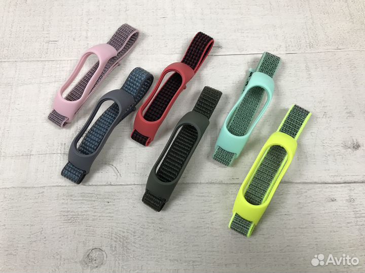 Нейлоновый (тканевый) ремешок для Xiaomi Band 3-7