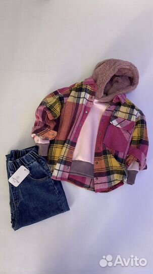 Толстовка с капюшоном для девочки 128