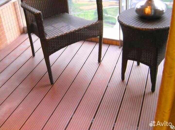 Террасная доска дпк брашированный вельвет