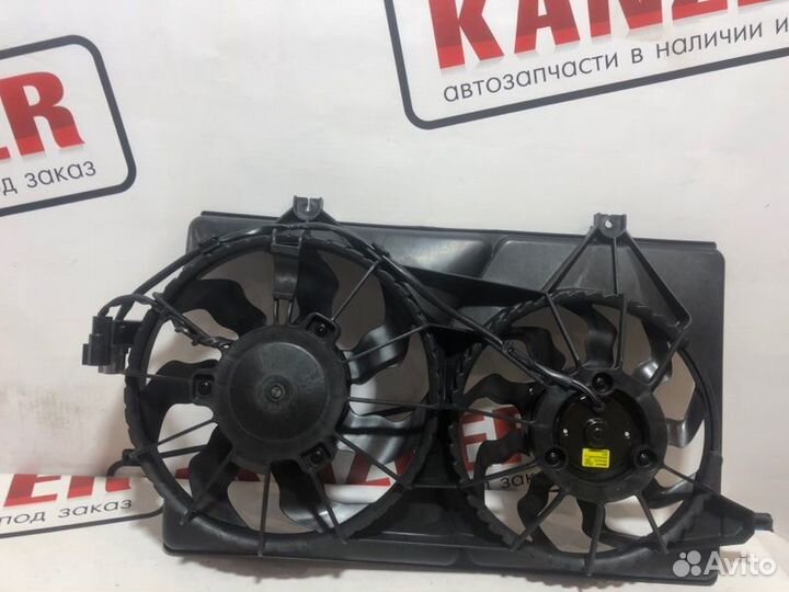 Диффузор вентилятора в сборе с моторами LADA