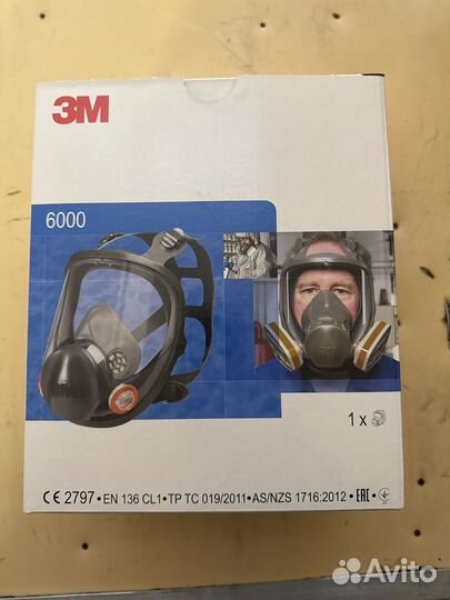 Полнолицевая маска 3м 6000