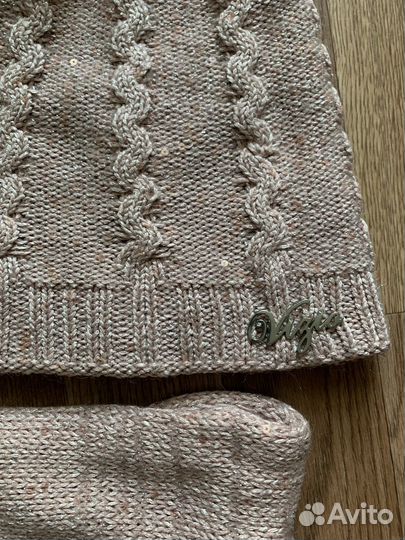 Комплект шапка, шарф