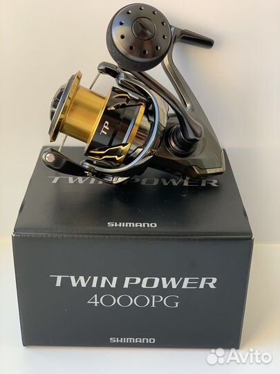 Катушка shimano twin power 4000 pg новая