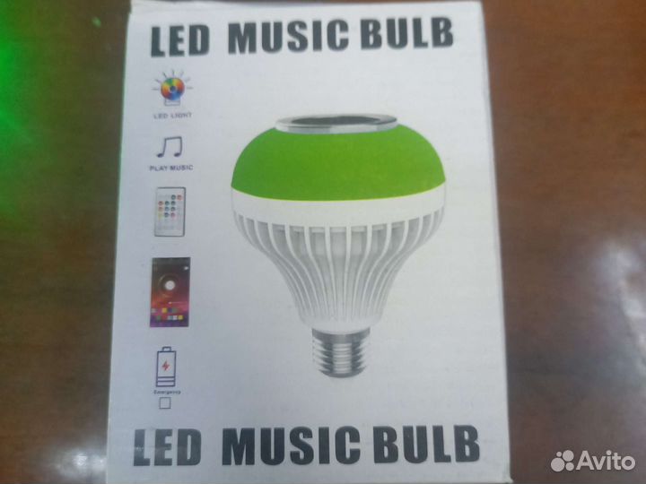 Колонка-лампа светодиодная