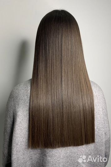 Кератиновое выпрямление волос модель