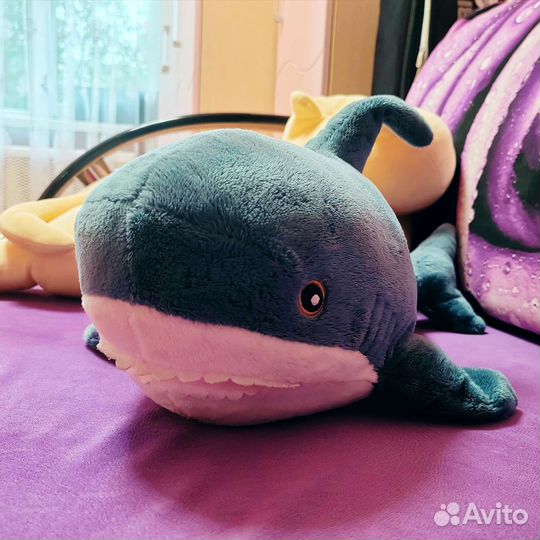 Мягкая игрушка акула блохей из IKEA 55см