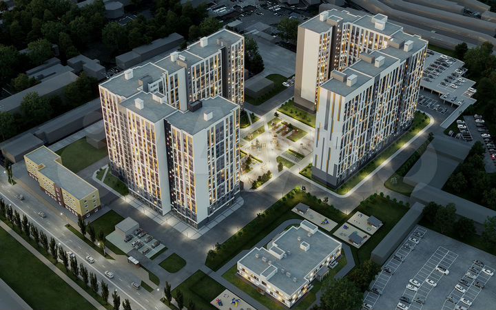 1-к. квартира, 37,1 м², 17/18 эт.