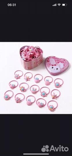 Резинки для волос для девочки