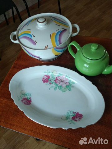 Супница 800, блюдо500, поднос 300