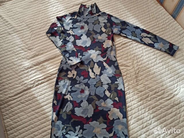 Платье Sela р. S цв. синий