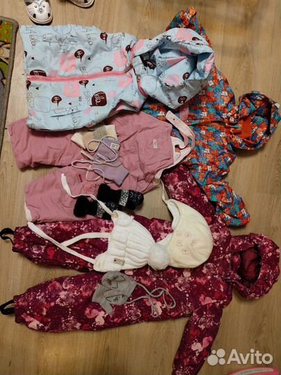 Детские вещи пакетом на девочку 80