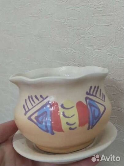 Горшок керамический для цветов