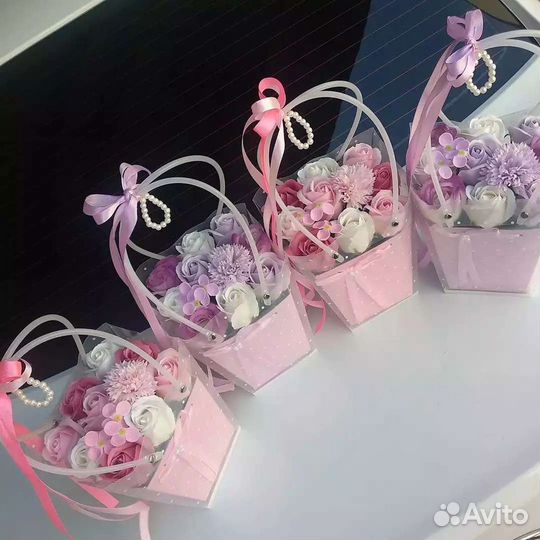 Мыльные букеты