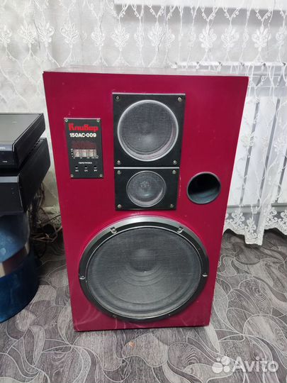 Колонки Кливер 150 ас-009 + Усилитель Корвет