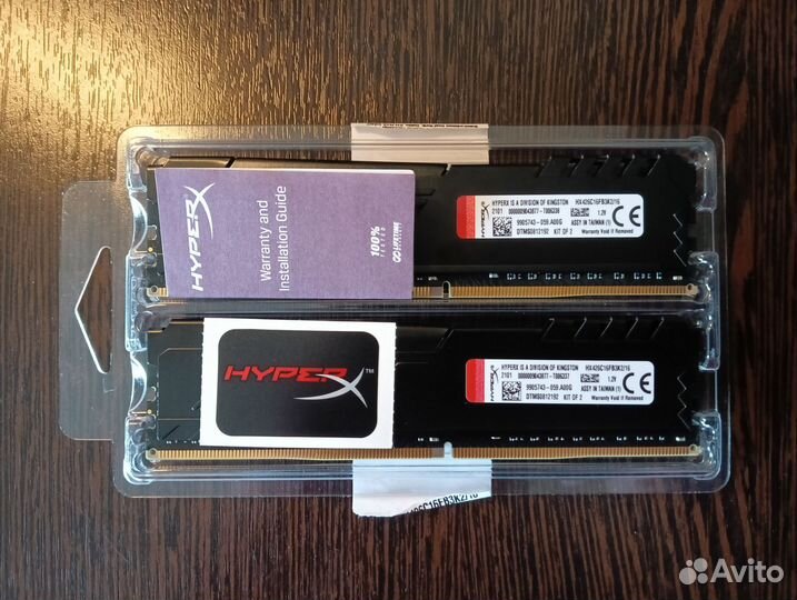 Озу / DDR4 HyperX Fury 28gb 2666mhz