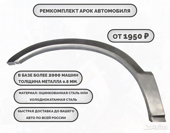 Ремонтные арки на автомобиль