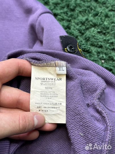 Свитшот stone island (purple) оригинал