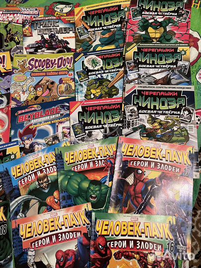 Комиксы человек паук, черепашки ниндзя