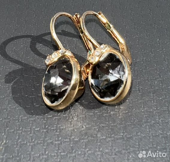 Серьги (позолота, серебро)