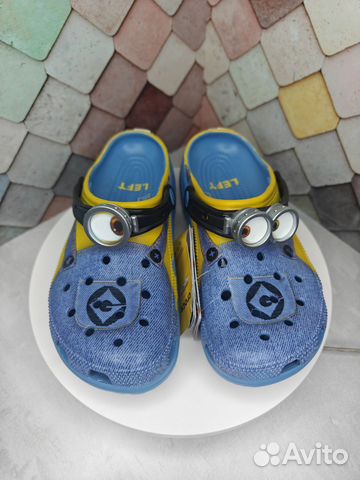 Сабо Crocs Classic x Minions, синий