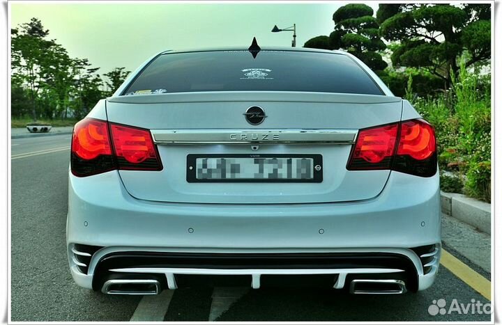 Задний бампер Chevrolet Cruze седан sport