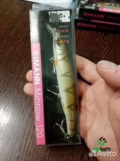 Воблеры Izumi Еimann Minnow 120. (22g 120mm)