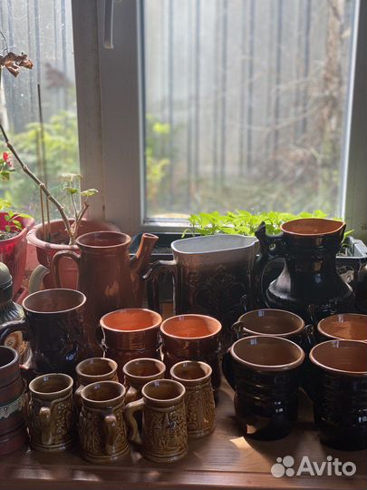 Кружка кувшин керамика глина СССР