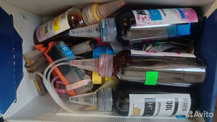 Снпч с картриджами hp655