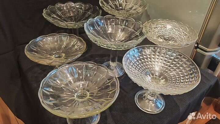 Конфетница фруктовница на ножке СССР