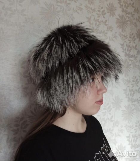 Шапка новая чернобурка