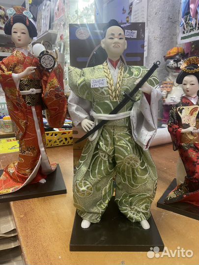 Коллекционная кукла Гейша и Самурай