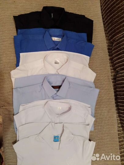 Школьные рубашки на 8 лет пакетом