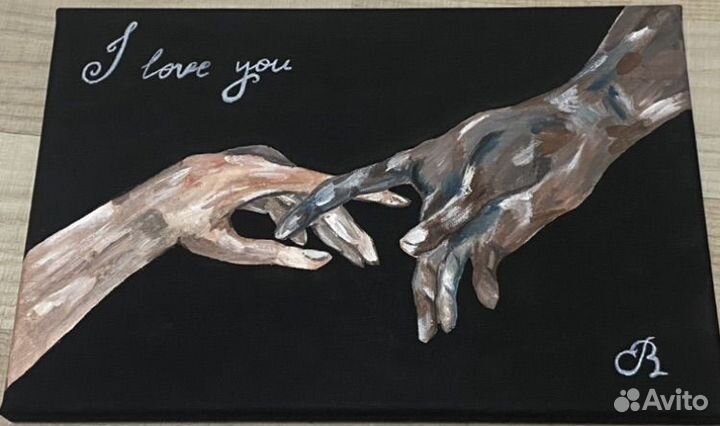 Рисунок на холсте