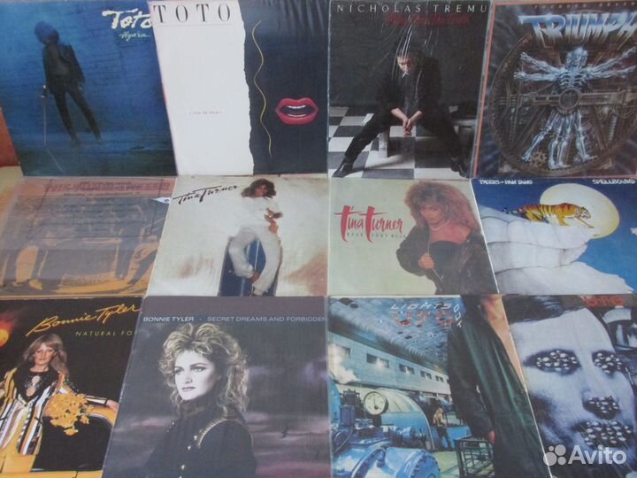 Виниловые пластинки-рок T-U-V-W-Y-Z