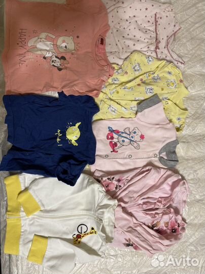 Детские вещи пакетом для девочек от 0 до года