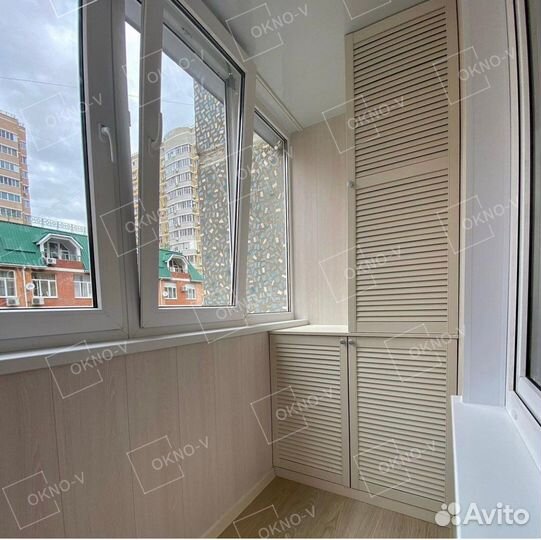 Окна лоджия отделка