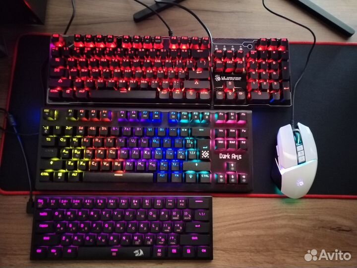 Механические клавиатуры и мышки Bloody