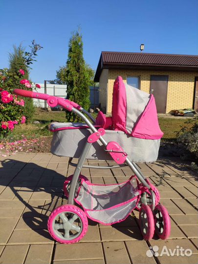 Коляска трансформер 2 в 1 для кукол